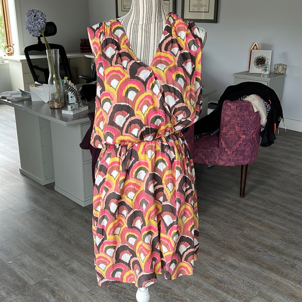 Boden patterned dress.